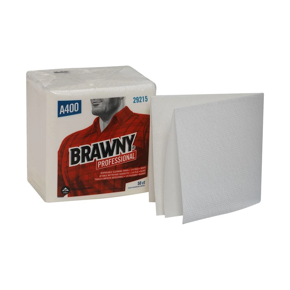 Cheap 🌟 Georgia-Pacific Brawny Industrial® 13 in. Medium Duty Industrial Wipes in White (Case of 16) 👍