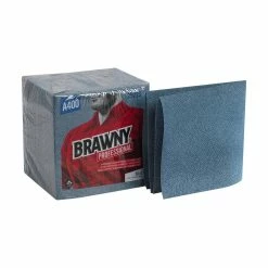 Discount 🔔 Georgia-Pacific Brawny Industrial® 13 in. Medium Weight General Purpose Airlaid Quarter Fold Wiper in Blue (Case of 8) 🛒
