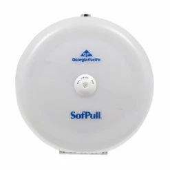 Cheapest 👏 Georgia-Pacific SofPull® Center Pull Bath Tissue Dispenser in Translucent White ❤️