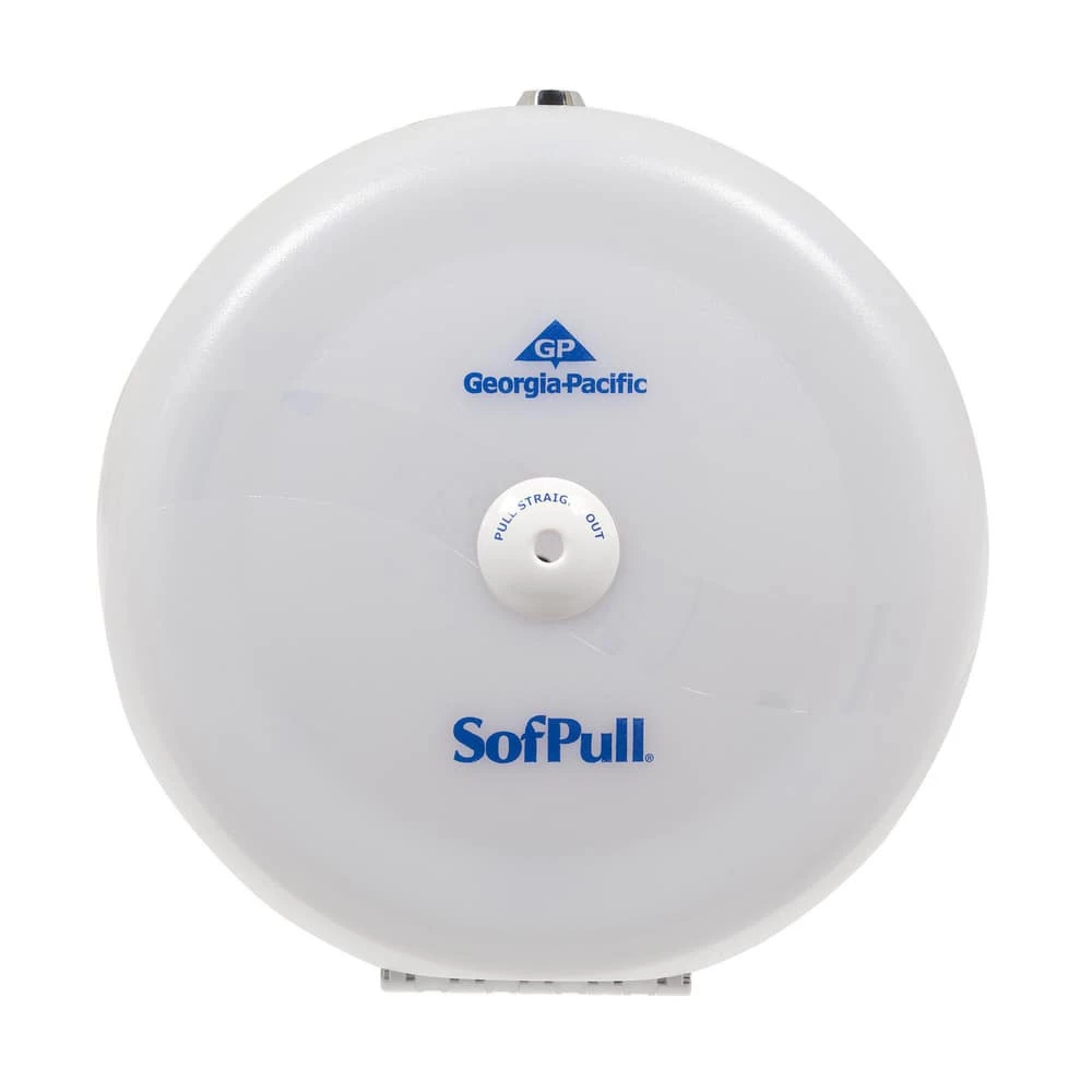 Cheapest 👏 Georgia-Pacific SofPull® Center Pull Bath Tissue Dispenser in Translucent White ❤️