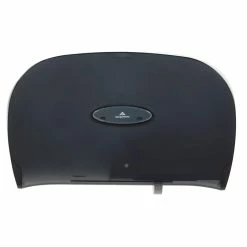 Outlet 🧨 Georgia-Pacific Jumbo Jr. Side-by-Side High-Capacity Jumbo Toilet Paper Dispenser in Black (Roll of 2) ⌛
